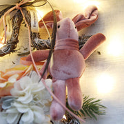 Christmas Pentagram Rabbit Wreath 12 Inch Artificial Holiday Decoration