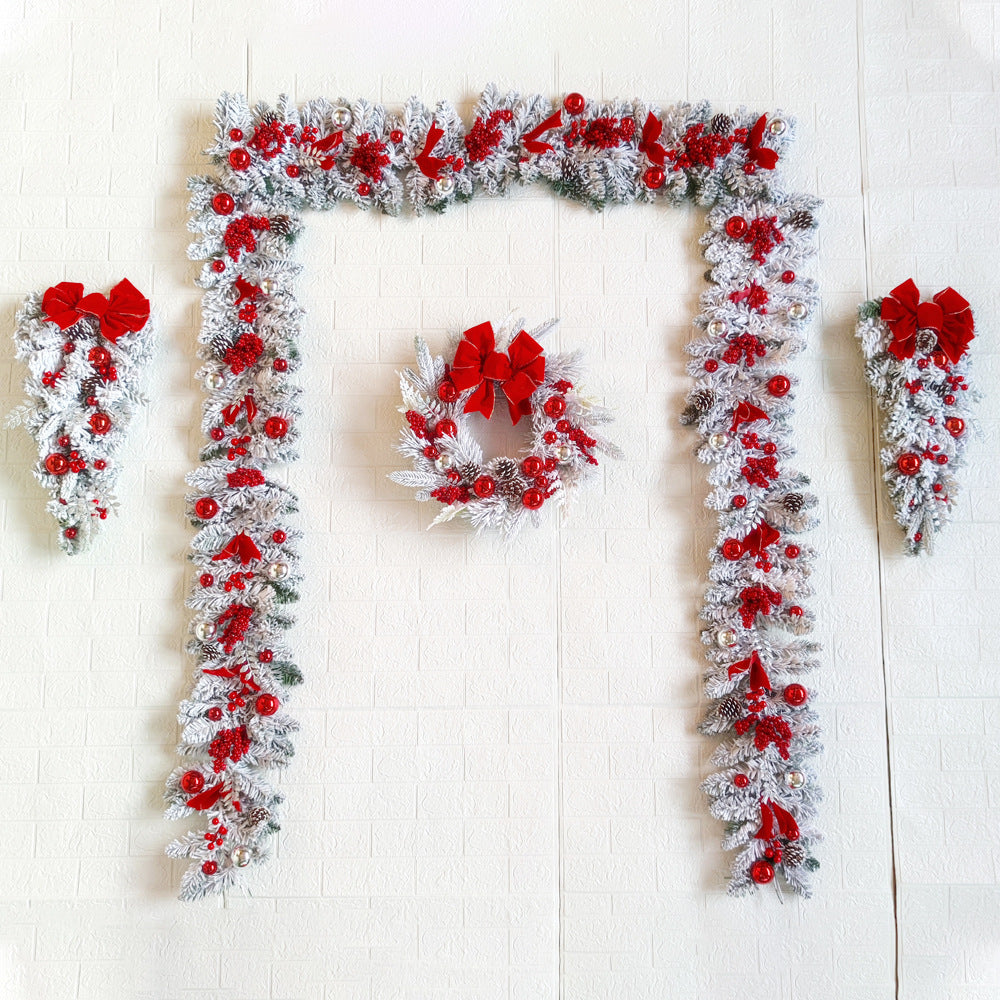Bulk Christmas Velvet Flower Wreaths Door Hangings Festive Decorations for Holiday Garland Wholesale