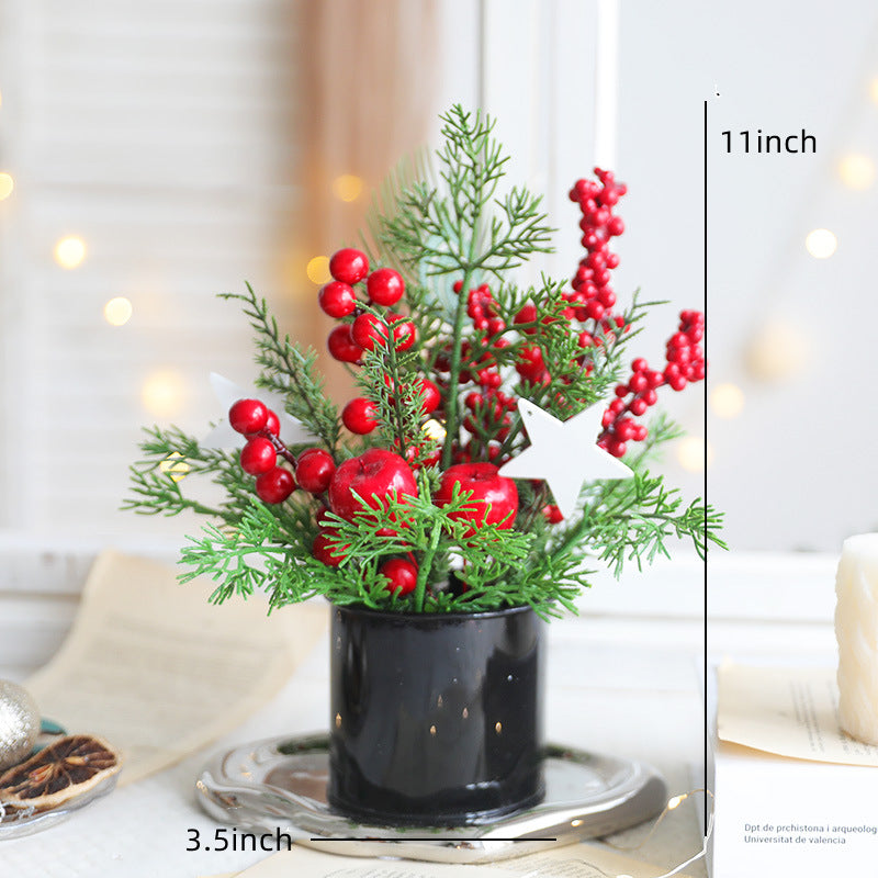 Christmas Tabletop Berry Ornament 12 Inch Artificial Holiday Decoration