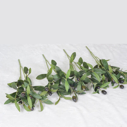 Bulk 15" Olive Leaves Stems Tree Branches Artificial Plants Wholesale
