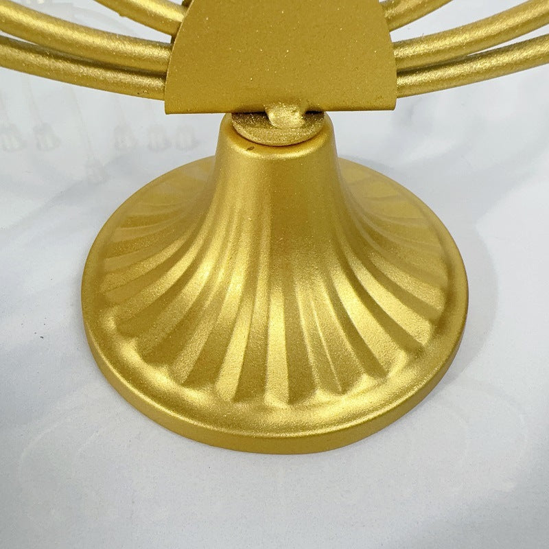 Bulk Hanukkah Menorah Candle Holder Gold 7/9 Branch Candelabra for Jewish & Israel Festival Decor Wholesale