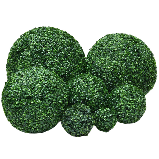 Artificial Boxwood Topiary Ball 6 Inch Green Faux Plant Decorative Garden Wedding Outdoor Ball