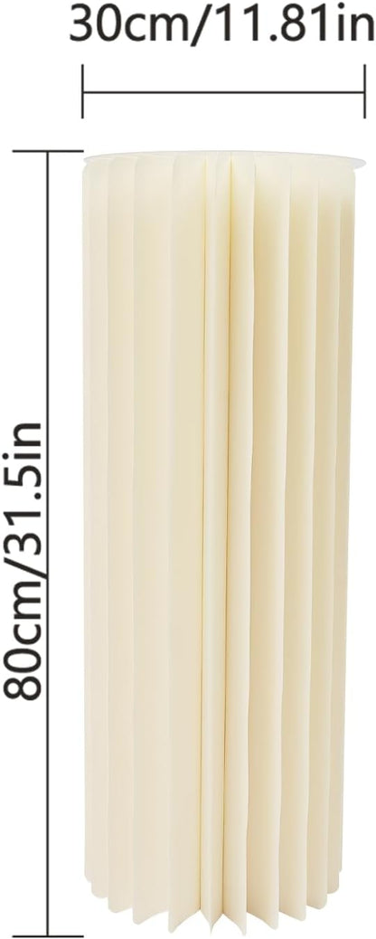 Bulk 2 Pack 40 Inch Tall Foldable Cardboard Centerpiece Display Round Floral Stand for Weddings Events Party Decoration Cardboard Vases Wholesale