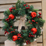 Christmas Red Berry Wreath 12 Inch Artificial Holiday Decoration