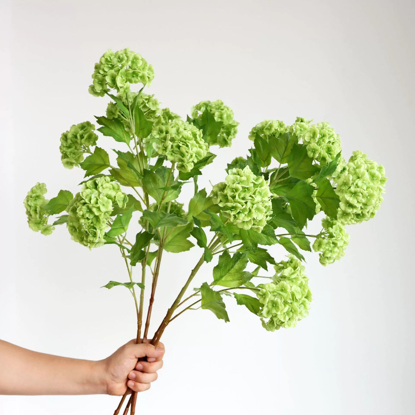 Bulk 33" Artificial Flowers Hydrangea Long Stems Real Touch Lifelike Arrangement Wholesale