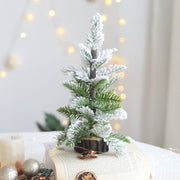 Artificial Spruce Christmas Tree 12 Inch Small Tabletop Holiday Decor