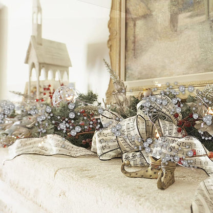 Bulk 13FT 40 LED White Pearl String Lights Battery Operated Lights for Xmas Bedroom Mantel Wedding and Party Decor Wholesale