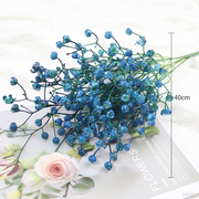 8 Pcs Artificial Baby’s Breath Bushes, UV Resistant Outdoor Silk Flowers, Spring Summer Decor