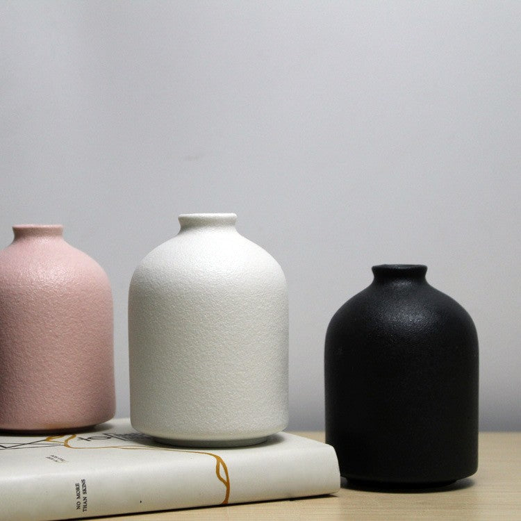 Bulk Set of 3 4" Ceramic Vase Wholesale