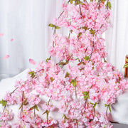 5.91 Ft Cherry Blossom Hanging Garland Vine Artificial Flower Bulk Quantity