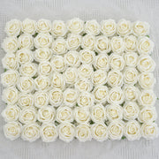 50 Pcs Artificial Silk Rose Heads, 2 Inch, Red, DIY Wedding Flowers, Craft Supplies for Bouquet & Home Decor