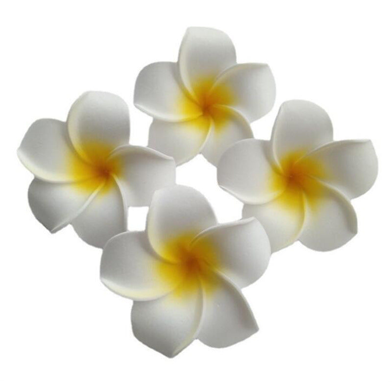 10 Pcs Artificial Beach Wedding Hair Clips, Flower Hair Accessories for Luau Party