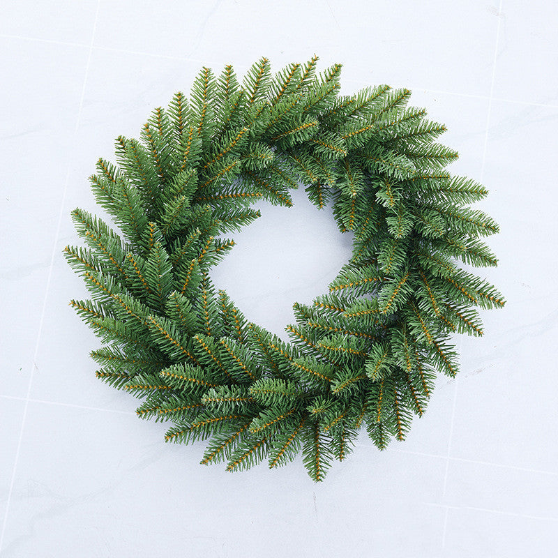 Artificial Christmas Wreaths Green Bulk DIY Holiday Decor 12 Inch 5 Pcs