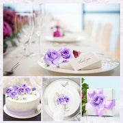 50 Pcs Artificial Tiny Rose Flower Heads for Crafts Wedding Centerpieces Bridal Shower Home Decor