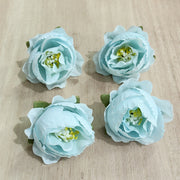 50 Pcs Mini Artificial Rose Flower Heads for Crafts Wedding Centerpieces Bridal Shower Home Decor