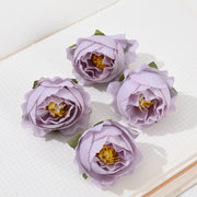 50 Pcs Mini Artificial Rose Flower Heads for Crafts Wedding Centerpieces Bridal Shower Home Decor