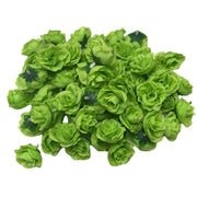 50 Pcs Artificial Tiny Rose Flower Heads for Crafts Wedding Centerpieces Bridal Shower Home Decor