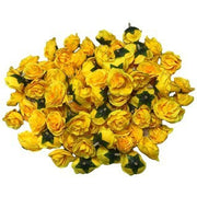 50 Pcs Artificial Tiny Rose Flower Heads for Crafts Wedding Centerpieces Bridal Shower Home Decor