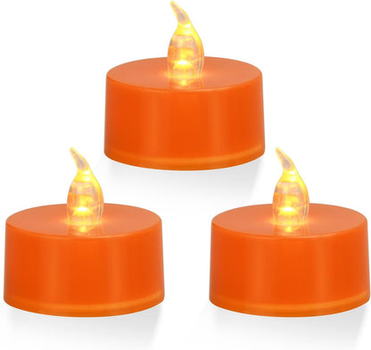 Bulk 12/24/50/100/200/400 Pack LED Flameless Battery Operated Tea Lights Candles for Events and Parties Decoration Wholesale