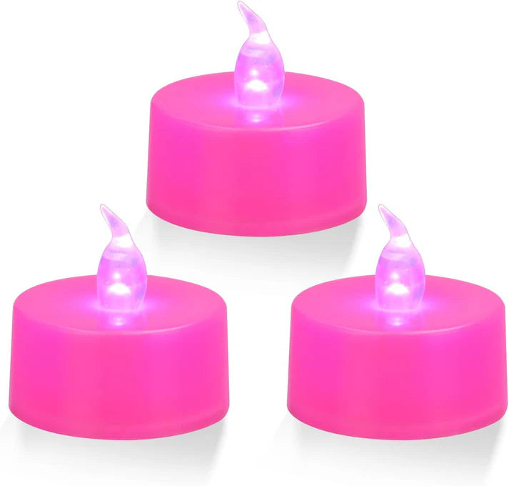 Bulk 12/24/50/100/200/400 Pack LED Flameless Battery Operated Tea Lights Candles for Events and Parties Decoration Wholesale