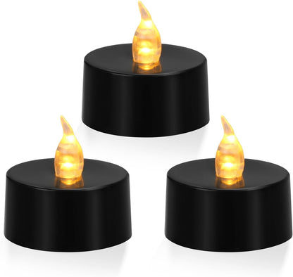 Bulk 12/24/50/100/200/400 Pack LED Flameless Battery Operated Tea Lights Candles for Events and Parties Decoration Wholesale