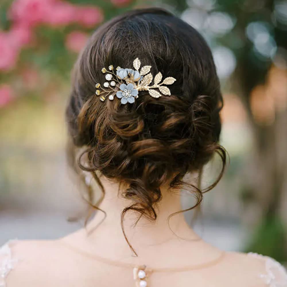Bulk Floral Hair Pins 2025 Trio Handmade Pearls Boho Wedding Accessories for Bridesmaids Outdoor Ceremony Prom Wholesale