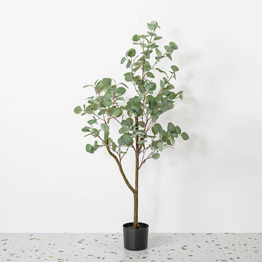 Artificial Eucalyptus Tree Plant Decor in Pot 24 Inch Indoor Outdoor Bulk Wholesale