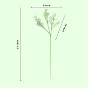 Artificial Baby's Breath Flowers, 10 Stems, White, Silk, Realistic Look for Wedding Bouquets and Centerpieces