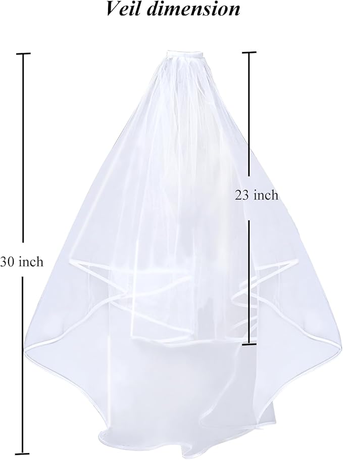 Bulk 2-Tier Wedding Veil 2025 French Tulle Cathedral Length Antique Comb for Boho Elopements & Editorial Photography Wholesale