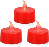 Bulk 12/24/50/100/200/400 Pack LED Flameless Battery Operated Tea Lights Candles for Events and Parties Decoration Wholesale