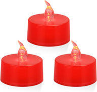 Bulk 12/24/50/100/200/400 Pack LED Flameless Battery Operated Tea Lights Candles for Events and Parties Decoration Wholesale