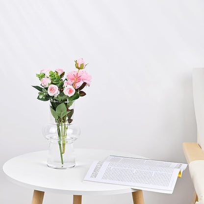 Bulk 7.8" Glass Vase Modern Hydroponic Vases for Centerpiece Wedding Office Home Wholesale