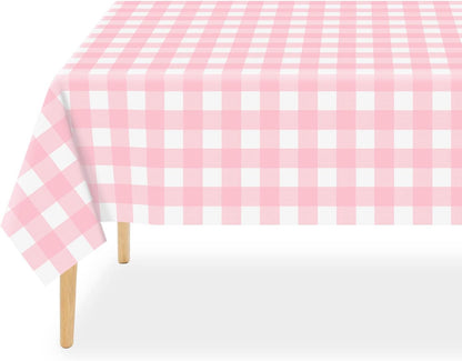 Bulk Waterproof Disposable Checkered Tablecloth 54 × 108 Inches Ideal for Outdoor Picnics Birthday Parties and Banquet Decoration Wholesale
