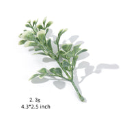 Artificial Silk Rose Leaves 100 Pcs Bulk Realistic Fake Flower Foliage for Decoration