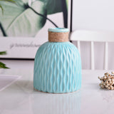 Bulk 2 Pcs Water Ripples Vase with Textured Rope Bottle for Home Party Table Decor Wholesale