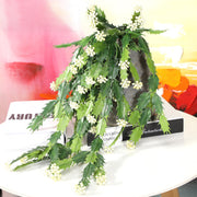 Artificial Crab Cactus Schlumbergera Bush Hanging Decoration 21 Inch Thanksgiving Cactus