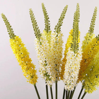 3-Pack 57.5-Inch Artificial Foxtail Lily Stems - Fake Flower Decor for Living Room Home Accents