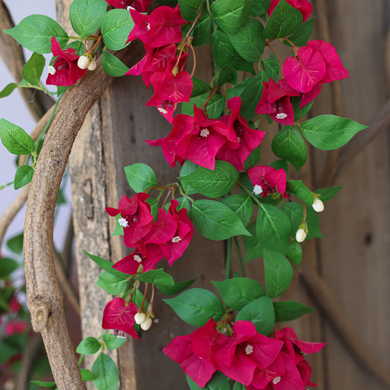 59 Inch Artificial Bougainvillea Hanging Vines UV Resistant Outdoor Decor Bulk Quantity