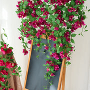 59 Inch Artificial Bougainvillea Hanging Vines UV Resistant Outdoor Decor Bulk Quantity