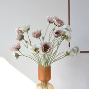 25.5 Inch Artificial Silk Poppy Stem 1 Pc Bulk Wholesale