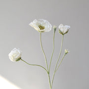 25.5 Inch Artificial Silk Poppy Stem 1 Pc Bulk Wholesale