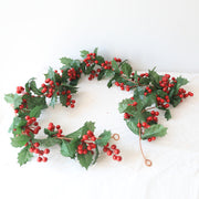 70 Inch Christmas Berry Rattan Garland String Bulk Quantity Artificial Holiday Decor