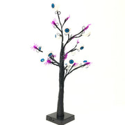 Halloween Tree with Lights 1 Pc Spooky Eyeball Ghost Spider Artificial Decoration