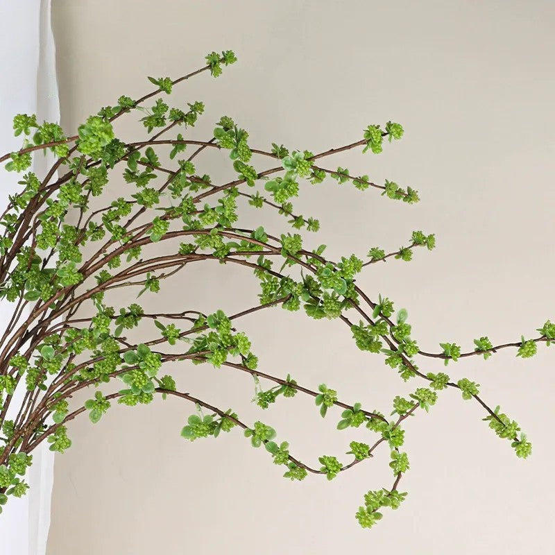 Bulk 51" Extra Long Artificial Branch with Green Buds for Wedding Event and Home Decor Wholesale