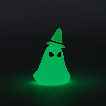 Halloween Decorations Glow-in-the Dark Fairy Garden Statues Miniature Spooky Tree Spirits for Miniature Landscape Decor