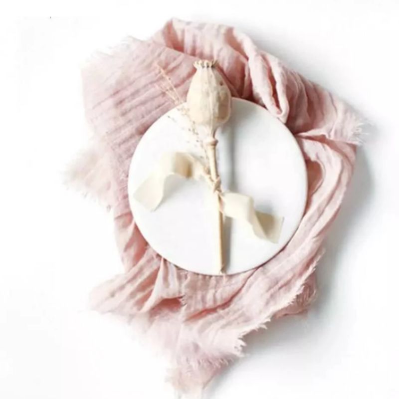 Bulk Cotton Linen Napkins 17" x 17" Rustic Square Napkins  Wedding Party Baby Shower Decoration Wholesale