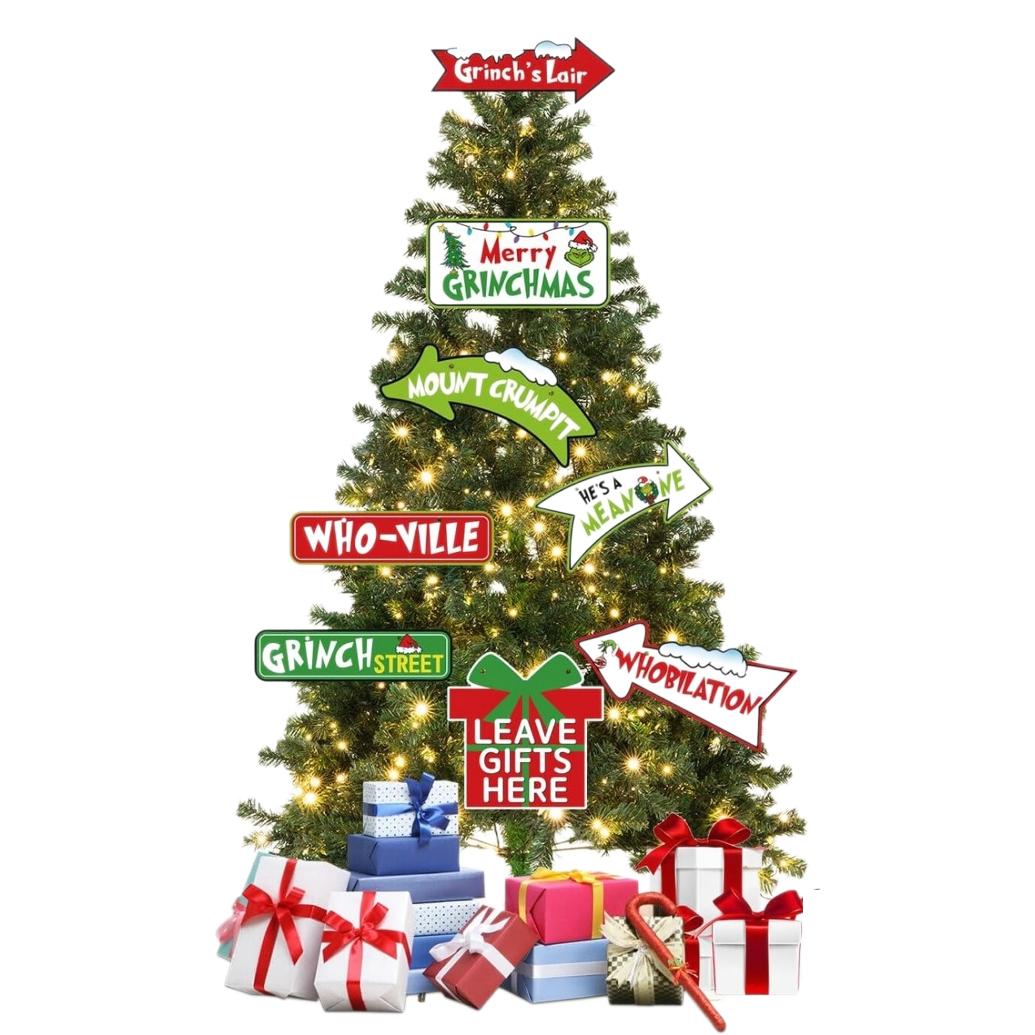 Bulk 18 PCS Christmas Tree Ornaments, Xmas Hanging Decorations for Tree, Holiday Party Supplies, Christmas Decor Wholesale