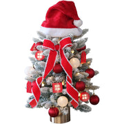 Christmas Santa Hat Tree Ornament 24 Inch Artificial Holiday Decoration