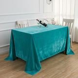 Bulk 2Pcs Crushed Velvet Rectangular Tablecloth Luxurious Wedding and Dining Table Decoration Wholesale