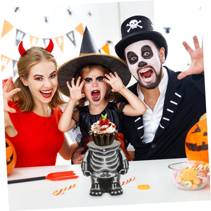 Bulk Halloween Skeleton Cake Stand Plastic Skeleton Frame Base for Cake Decorations Perfect for All Occasions Wholesale